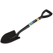 Draper 15072 MSRP Round Point Mini Shovel with Wood Shaft