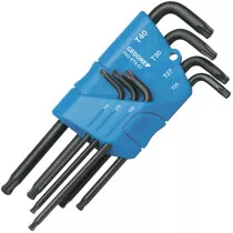 Gedore 1531441 Cranked Wrench Key Set with Ball End for TORX® Screws 7 Piece H 43 KTX-07