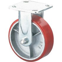 Clarke 4200150 ML536R 125mm Heavy Duty Fixed Castor - PU