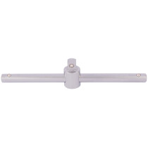 Draper 16788 D75/MS 3/8" Square Drive Satin Chrome Sliding T Bar