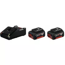 Bosch 2 X GBA 4.0Ah CoolPack (18 V) + GAL 18V-40 Quick Charger Set