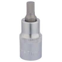 Draper 16300 H-HEX/B 1/2" Sq. Dr. Hexagonal Socket Bits (7mm)