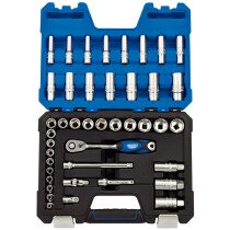 Draper 16451 D42MN/SG 3/8" Sq. Dr. Metric Socket Set (42 Piece)