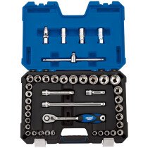 Draper 16453 H41AM/SG 1/2" Drive Metric/Imperial AF Combined Socket Set (41 Piece)