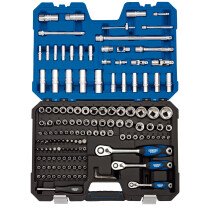 Draper 16461 STK149N/SG 1/4", 3/8", 1/2" Drive Metric Socket & Bit Set 149 Piece