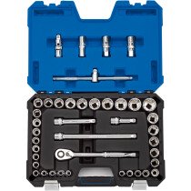 Draper 16467 H41AM/B 1/2" Drive Metric/Imperial Combined Socket Set (41 Piece)