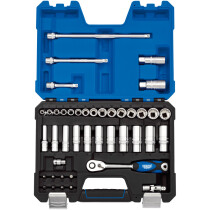 Draper 16480 D42MDSN/B 3/8" Drive Metric Socket Set (42 Piece)