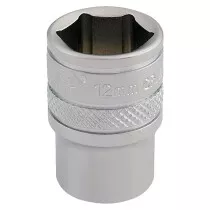 Draper 16515 B-MM/MS 1/4" Square Drive Socket (12mm)