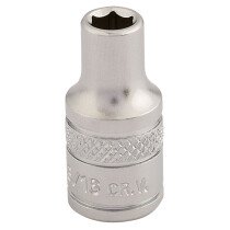 Draper 16517 B-AF/MS 1/4" Square Drive Imperial Socket (3/16")