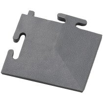 Clarke 3608035 Grey PVC Corner Piece for Interlocking Floor Tiles (Single Unit)