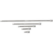 Draper 16768 D-WEXT/5 3/8" Square Drive Satin Chrome Wobble Extension Bar Set (5 Piece)