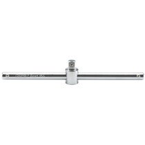 Draper 16790 H2/MS 1/2" Square Drive Satin Chrome Sliding T Bar
