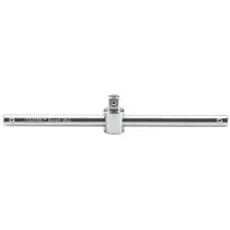 Draper 16790 H2/MS 1/2" Square Drive Satin Chrome Sliding T Bar