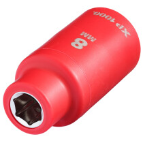 Draper 17572 XP1000-3/8-SOC Xp1000® Vde Socket, 3/8" Sq. Dr., 8mm