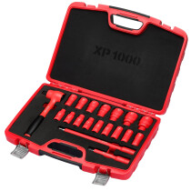 Draper 17671 XP1000-1/2 Xp1000® Vde Metric Socket Set, 1/2" Sq. Dr. (19 Piece)
