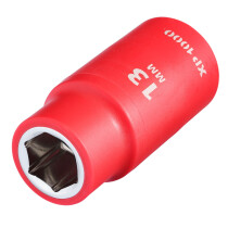 Draper 17758 XP1000-1/2-SOC Xp1000® Vde Socket, 1/2" Sq. Dr., 13mm