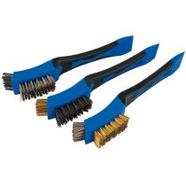 Draper 17186 WBS3 1608 Mini Wide Head Brush Set (3 Piece)