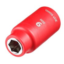 Draper 17605 XP1000-3/8-SOC Xp1000® Vde Socket, 3/8" Sq. Dr., 9mm