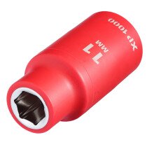 Draper 17734 XP1000-1/2-SOC Xp1000® Vde Socket, 1/2" Sq. Dr., 11mm