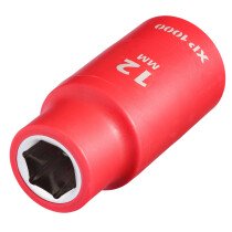 Draper 17753 XP1000-1/2-SOC Xp1000® Vde Socket, 1/2" Sq. Dr., 12mm