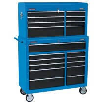 Draper 17764 *TC8D/RC11D/40 40" Combined Roller Cabinet and Tool Chest (19 Drawer)