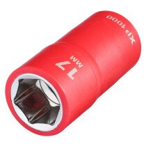 Draper 17841 XP1000-1/2-SOC Xp1000® Vde Socket, 1/2" Sq. Dr., 17mm