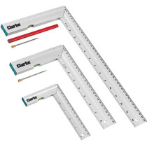 Clarke CHT724 3 Piece Try Square Set 1801724