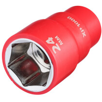 Draper 18042 XP1000-1/2-SOC Xp1000® Vde Socket, 1/2" Sq. Dr., 24mm