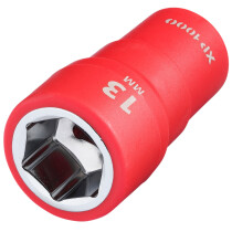 Draper 18819 XP1000-1/4-SOC Xp1000® Vde Socket, 1/4" Sq. Dr., 13mm
