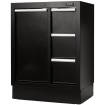Draper 18843 BUNKER® Modular Power Tool Base Cabinet, 4 Drawer, 680mm