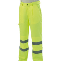 Warrior Hi Vis Delray Trousers High Visibility - Yellow - Regular Leg Length