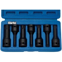 Clarke CIS12/7SB 7 Piece TRX Star Impact Bit Set 1800361