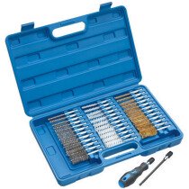 Clarke CHT688 38 Piece Wire Brush Set 1801688