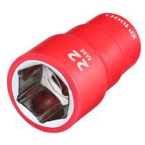 Draper 18041 XP1000-1/2-SOC Xp1000® Vde Socket, 1/2" Sq. Dr., 22mm