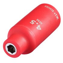 Draper 18122 XP1000-1/4-SOC Xp1000® Vde Socket, 1/4" Sq. Dr., 4.5mm