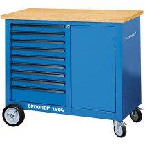 Gedore 1814923 Mobile Workbench with 9 Drawers 1504 0810