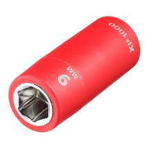 Draper 18778 XP1000-1/4-SOC Xp1000® Vde Socket, 1/4" Sq. Dr., 9mm