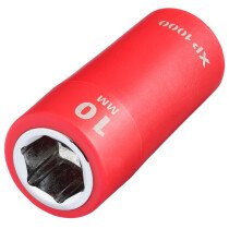 Draper 18786 XP1000-1/4-SOC Xp1000® Vde Socket, 1/4" Sq. Dr., 10mm