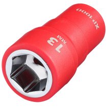 Draper 18819 XP1000-1/4-SOC Xp1000® Vde Socket, 1/4" Sq. Dr., 13mm
