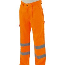 Warrior Hi Vis Delray Trousers High Visibility - Orange