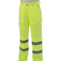 Warrior Hi Vis Trousers High Visibility - Yellow