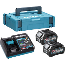 Makita 191J85-8 40v XGT Powersource Kit , 2x 40v - 2.5AH Batteries and Charger In Makpac Case