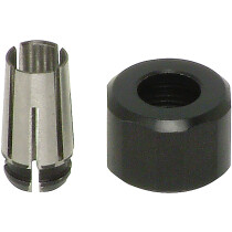 Makita 193143-6 1/4" Collet and Nut for GD0800/0801/0810