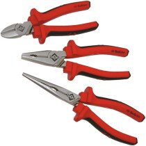 CK T3803 Red Line Pliers Set - 3 Piece