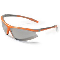 Swiss One 1BOO21SMREP 'Booster' Safety Spectacles with Silver Mirrored Smoke Tinted Anti-Scratch Lens