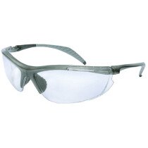 Swiss One 1FLEXBR23C 'Flex' Safety Spectacles with Clear Anti-Scratch, Anti-Fog Lenses