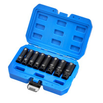 Draper 20205 HI-TORQ® Metric Deep Impact Socket Set, 3/8" Sq. Dr. (8 Piece)