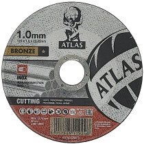 Atlas 66252828875 125x1.0x22.2mm Cut-Off Metal/Inox A60T-BF - Pack of 25