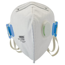 Draper 21244 FM27/C Fpp3 Nr Vertical Fold Flat Face Masks With Valve (Pack Of 10)