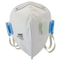 Draper 21244 FM27/C Fpp3 Nr Vertical Fold Flat Face Masks With Valve (Pack Of 10)